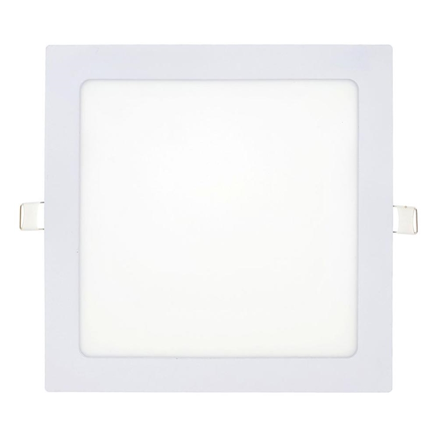 LED Hang plafondverlichting SQUARE LED/18W/230V 6500K 22x22 cm wit