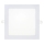 LED Hang plafondverlichting SQUARE LED/18W/230V 6500K 22x22 cm wit
