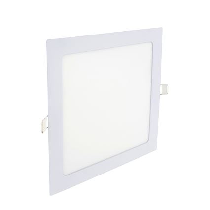 LED Hang plafondverlichting SQUARE LED/18W/230V 6500K 22x22 cm wit