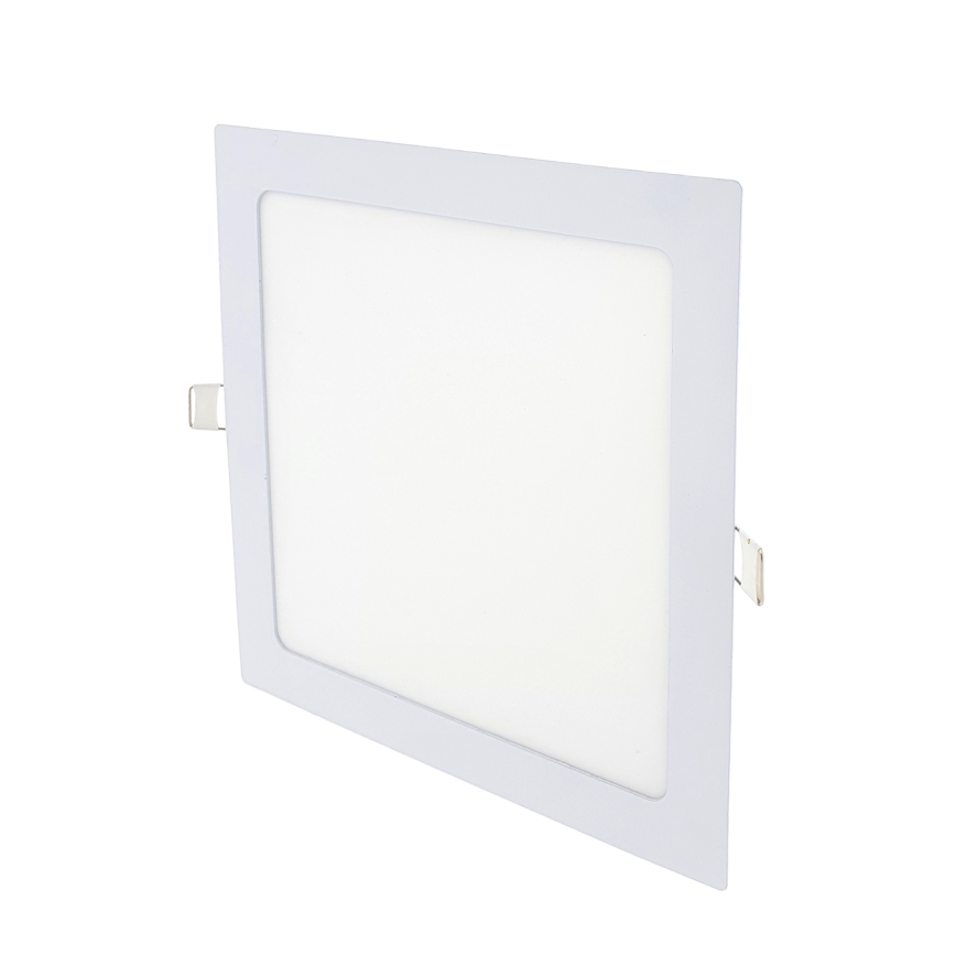 LED Hang plafondverlichting SQUARE LED/18W/230V 6500K 22x22 cm wit