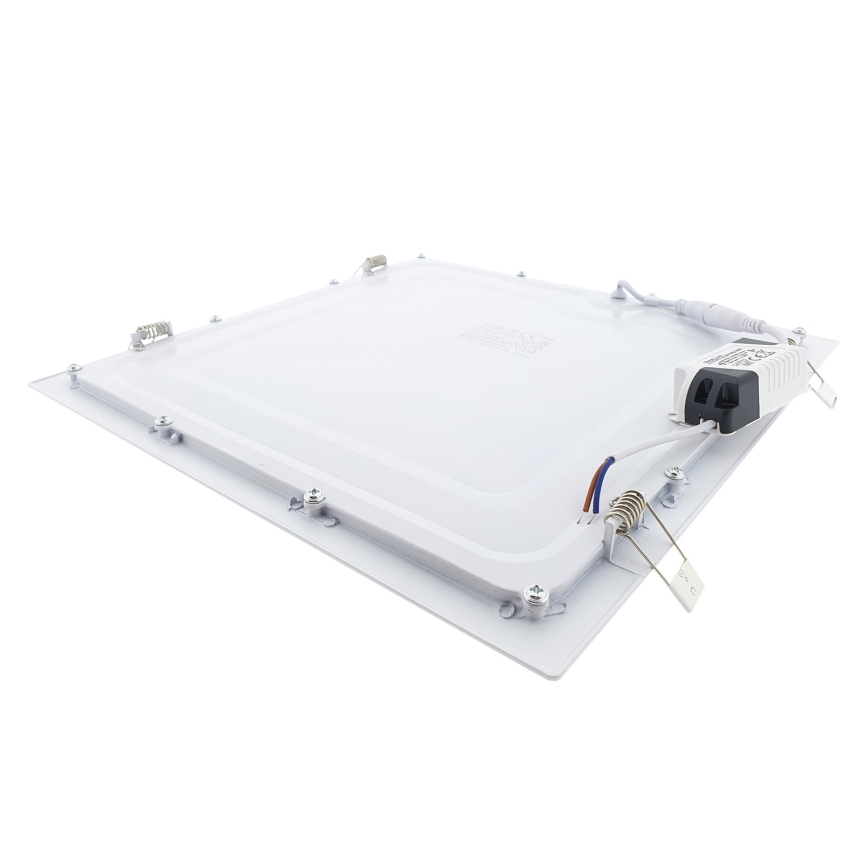 LED Hang plafondverlichting SQUARE LED/24W/230V 4200K 29,2x29,2 cm wit
