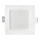 LED Hang plafondverlichting SQUARE LED/3W/230V 4000K 9x9 cm wit