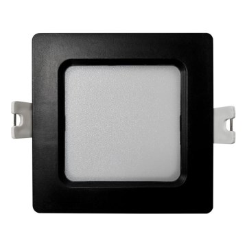 LED Hang plafondverlichting SQUARE LED/3W/230V 4000K 9x9 cm zwart