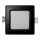 LED Hang plafondverlichting SQUARE LED/3W/230V 4000K 9x9 cm zwart