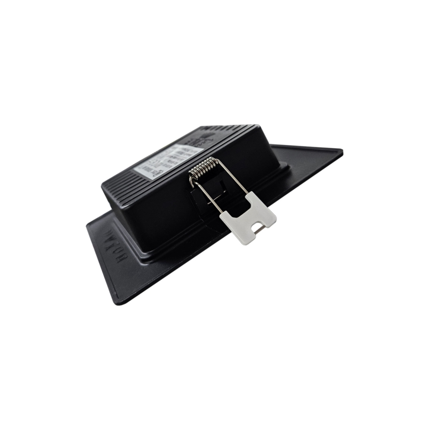 LED Hang plafondverlichting SQUARE LED/3W/230V 4000K 9x9 cm zwart
