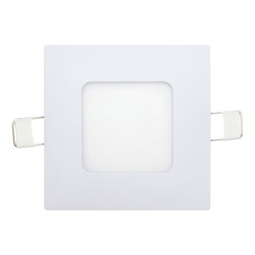 LED Hang plafondverlichting SQUARE LED/3W/230V 4200K 8,3x8,3 cm wit