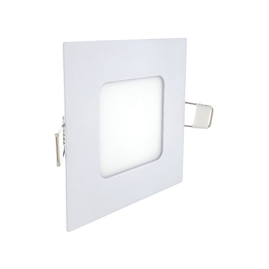 LED Hang plafondverlichting SQUARE LED/3W/230V 4200K 8,3x8,3 cm wit