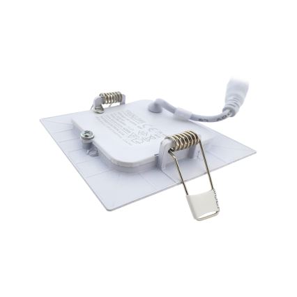LED Hang plafondverlichting SQUARE LED/3W/230V 4200K 8,3x8,3 cm wit
