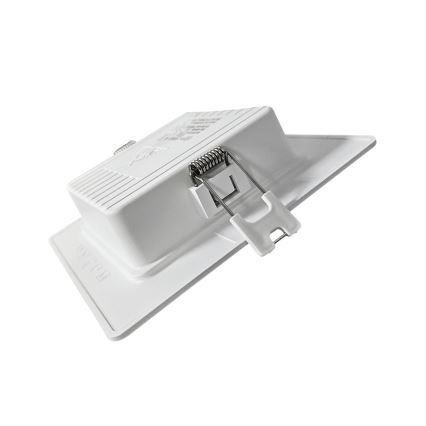 LED Hang plafondverlichting SQUARE LED/6W/230V 4000K 12x12 cm wit