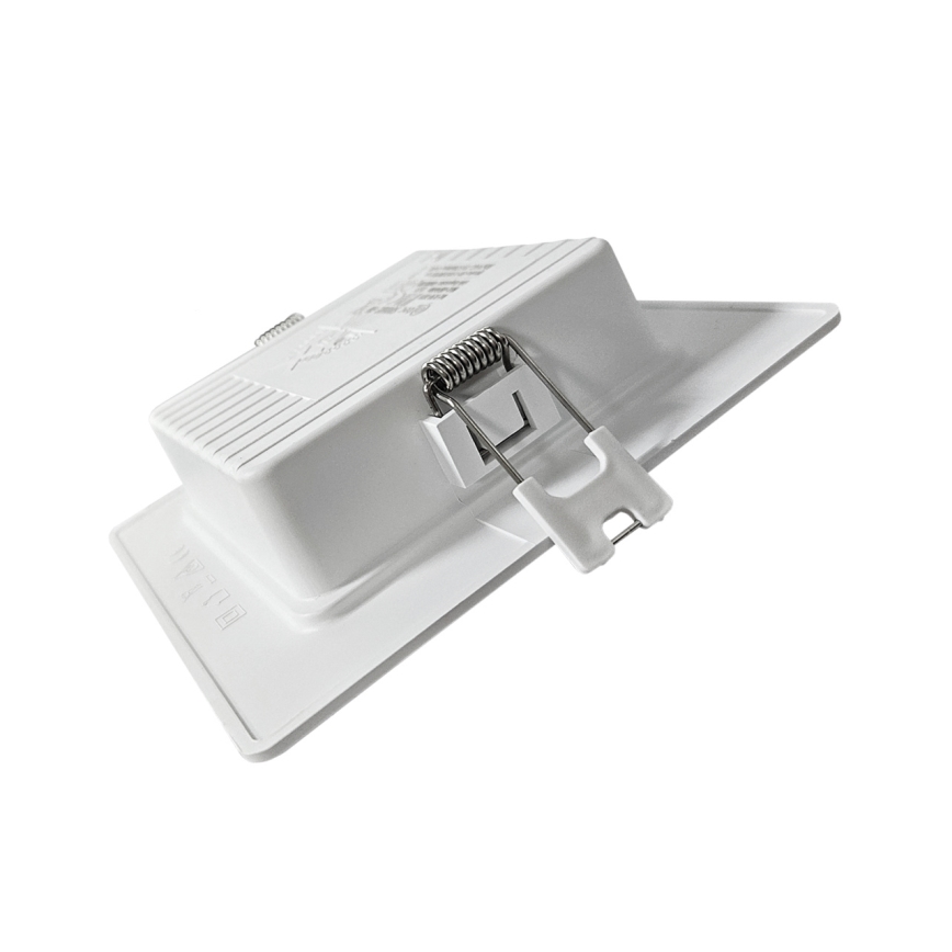 LED Hang plafondverlichting SQUARE LED/6W/230V 4000K 12x12 cm wit