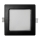 LED Hang plafondverlichting SQUARE LED/6W/230V 4000K 12x12 cm zwart