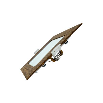 LED Hang plafondverlichting SQUARE LED/6W/230V 4200K 11,8x11,8 cm bruin