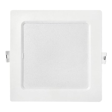 LED Hang plafondverlichting SQUARE LED/9W/230V 4000K 14,5x14,5 cm wit