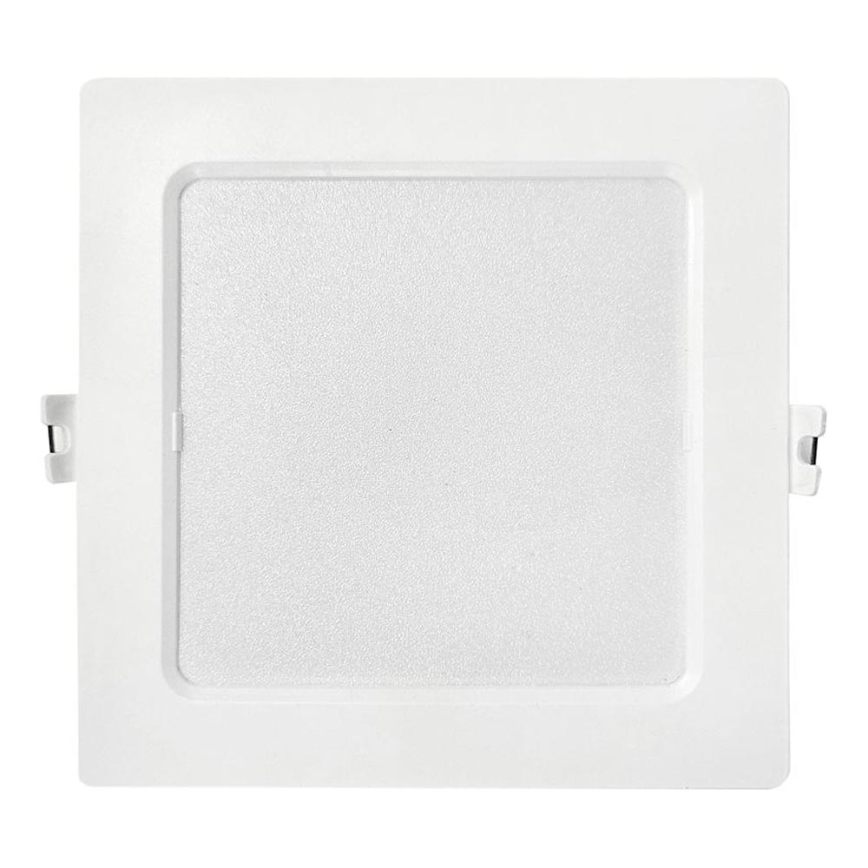 LED Hang plafondverlichting SQUARE LED/9W/230V 4000K 14,5x14,5 cm wit