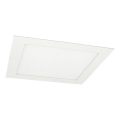 LED Hang plafondverlichting VEGA LED/12W/230V 2900/3900/5800K 17,5x17,5 cm wit