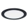 LED Hang plafondverlichting VEGA LED/12W/230V 2900/3900/5800K diameter 17,5 cm zwart