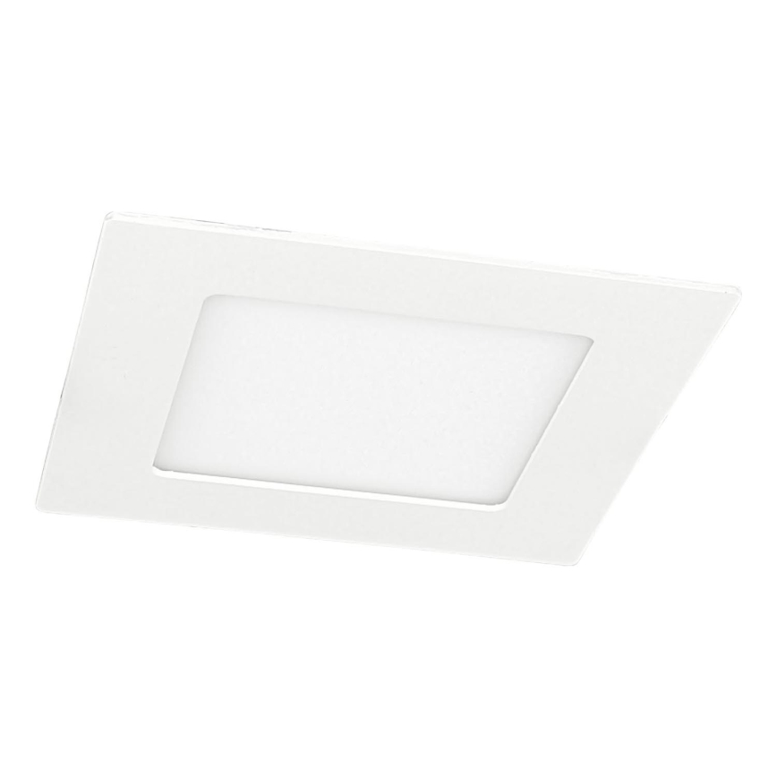 LED Hang plafondverlichting VEGA LED/6W/230V 2900/3900/5800K 12,5x12,5 cm wit