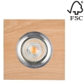 LED Hang plafondverlichting VITAR 1xGU10/5W/230V CRI 90 eiken – FSC gecertificeerd