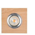 LED Hang plafondverlichting VITAR 1xGU10/5W/230V CRI 90 eiken