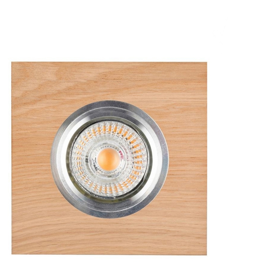 LED Hang plafondverlichting VITAR 1xGU10/5W/230V CRI 90 eiken