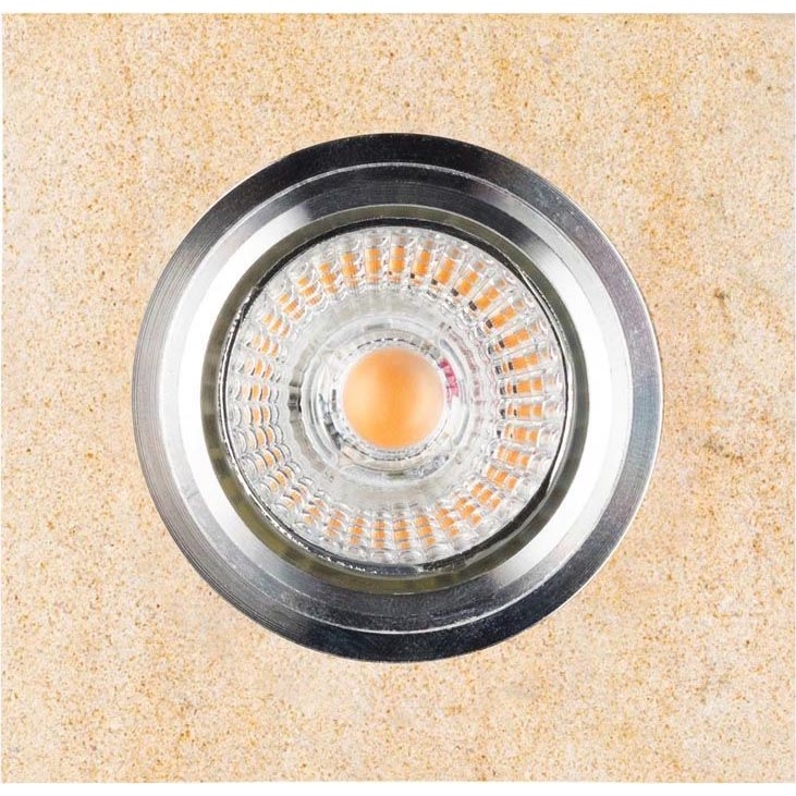 LED Hang plafondverlichting VITAR 1xGU10/5W/230V CRI 90 zandsteen – FSC gecertificeerd