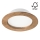 LED Hang plafondverlichting WOODY SPOT LED/12,5W/230V 3000K walnoot ø 16 cm