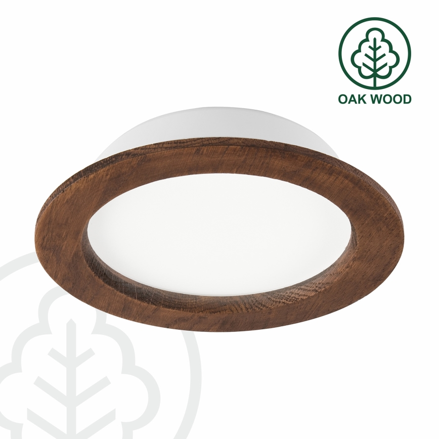 LED Hang plafondverlichting WOODY SPOT LED/16,5W/230V 4000K kers ø 18,5 cm