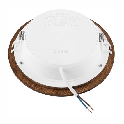 LED Hang plafondverlichting WOODY SPOT LED/16,5W/230V 4000K kers ø 18,5 cm