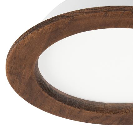LED Hang plafondverlichting WOODY SPOT LED/16,5W/230V 4000K kers ø 18,5 cm