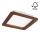 LED Hang plafondverlichting WOODY SPOT LED/17W/230V 3000K kers 18,5x18,5 cm