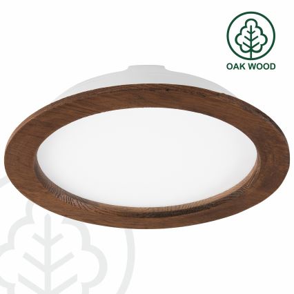 LED Hang plafondverlichting WOODY SPOT LED/23,5W/230V 4000K kers ø 23,5 cm