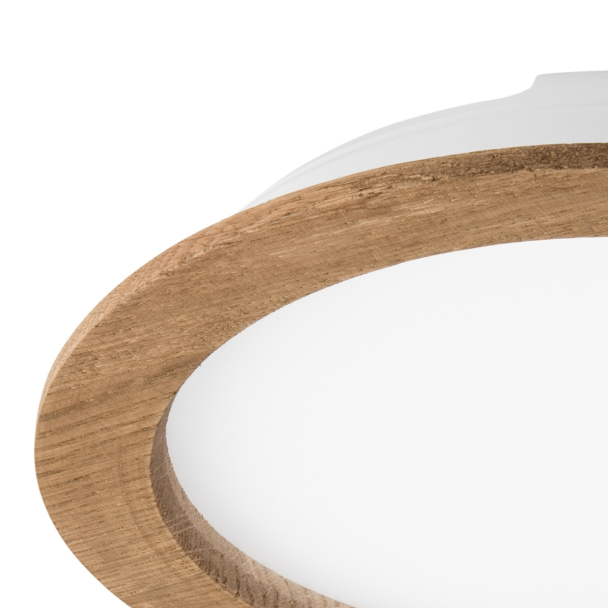 LED Hang plafondverlichting WOODY SPOT LED/23,5W/230V 4000K walnoot ø 23,5 cm