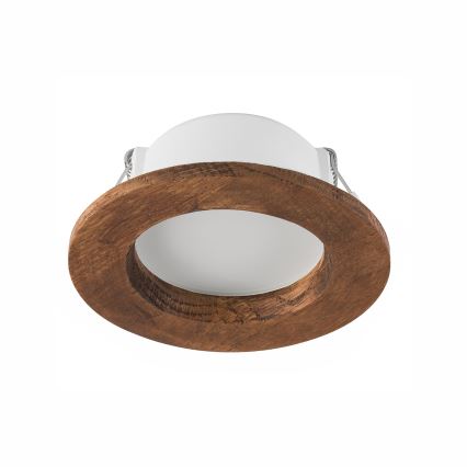 LED Hang plafondverlichting WOODY SPOT LED/5,5W/230V 4000K kers ø 10 cm