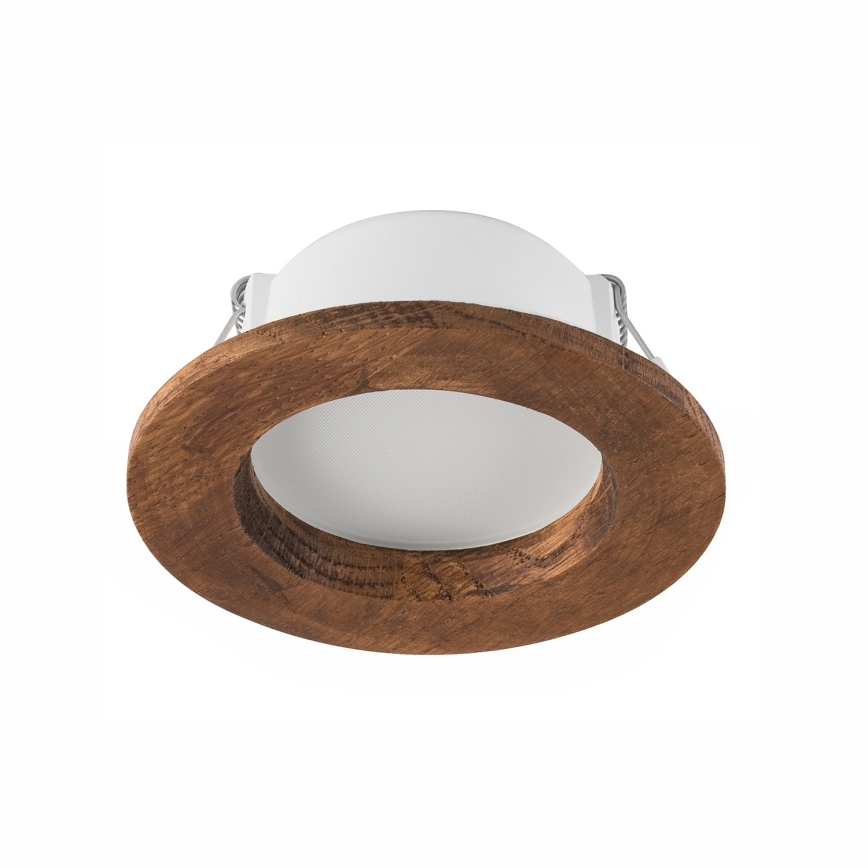 LED Hang plafondverlichting WOODY SPOT LED/5,5W/230V 4000K kers ø 10 cm
