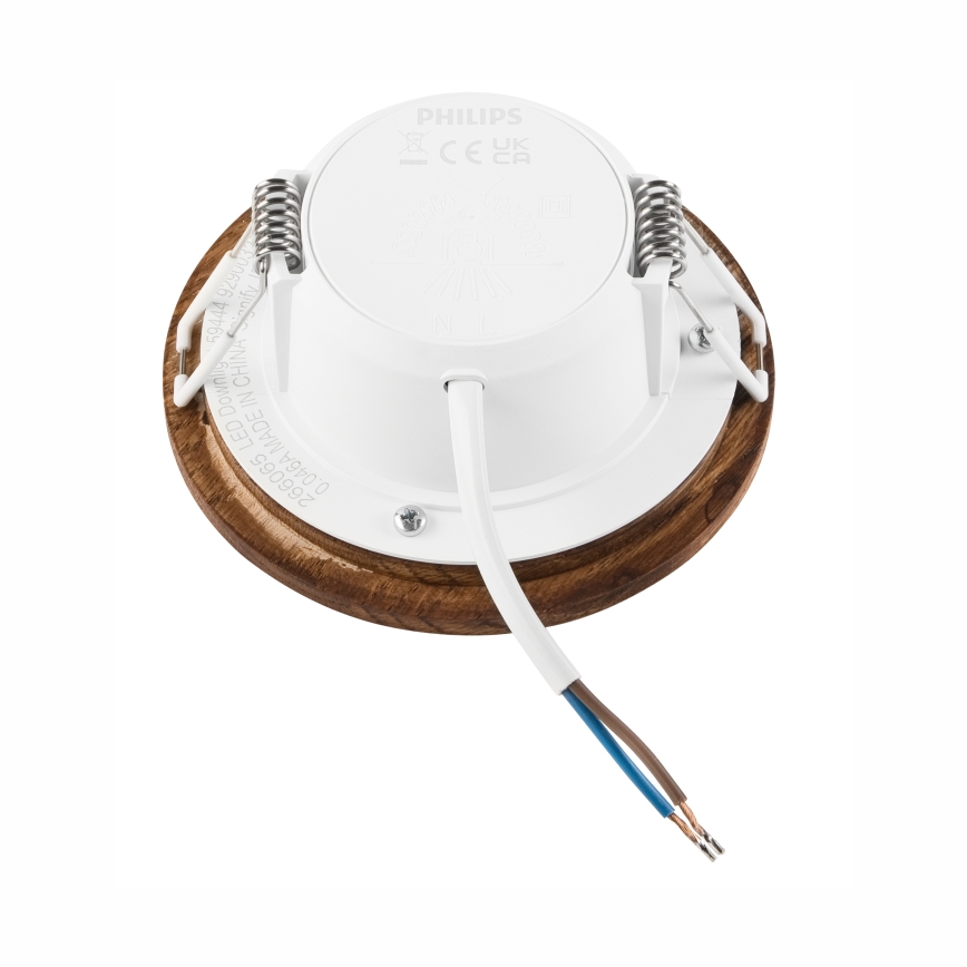 LED Hang plafondverlichting WOODY SPOT LED/5,5W/230V 4000K kers ø 10 cm