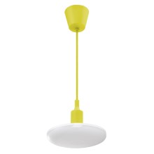 LED Hanglamp aan draad ALBENE 1xE27/18W/230V geel