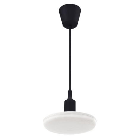 LED Hanglamp aan draad ALBENE 1xE27/18W/230V zwart