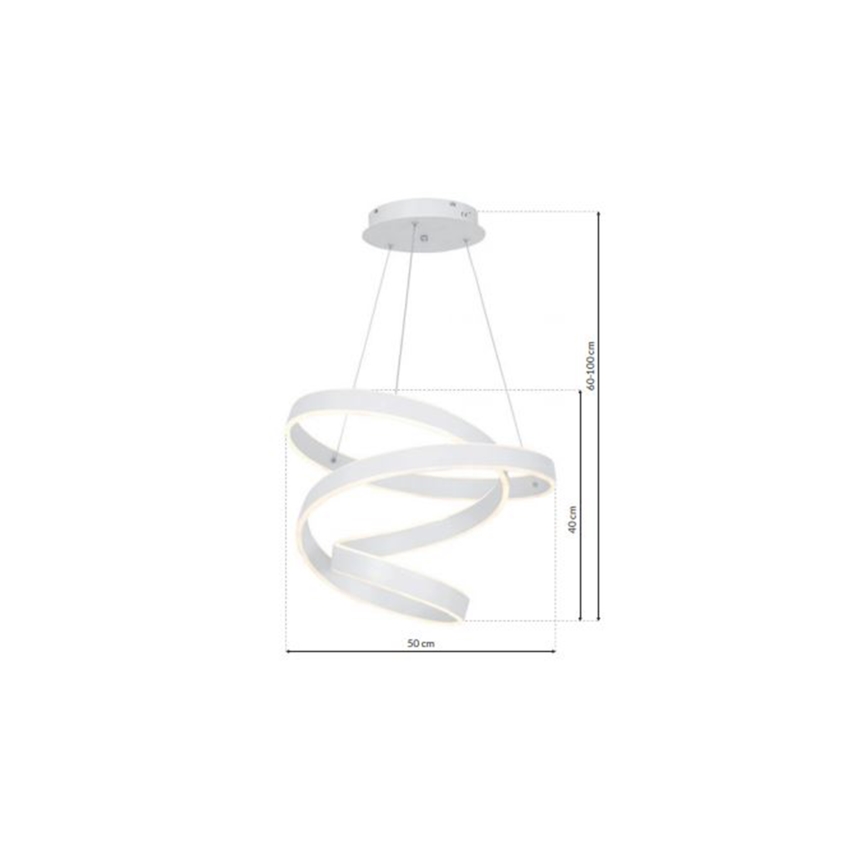 LED Hanglamp aan draad ANDROMEDA LED/45W/230V