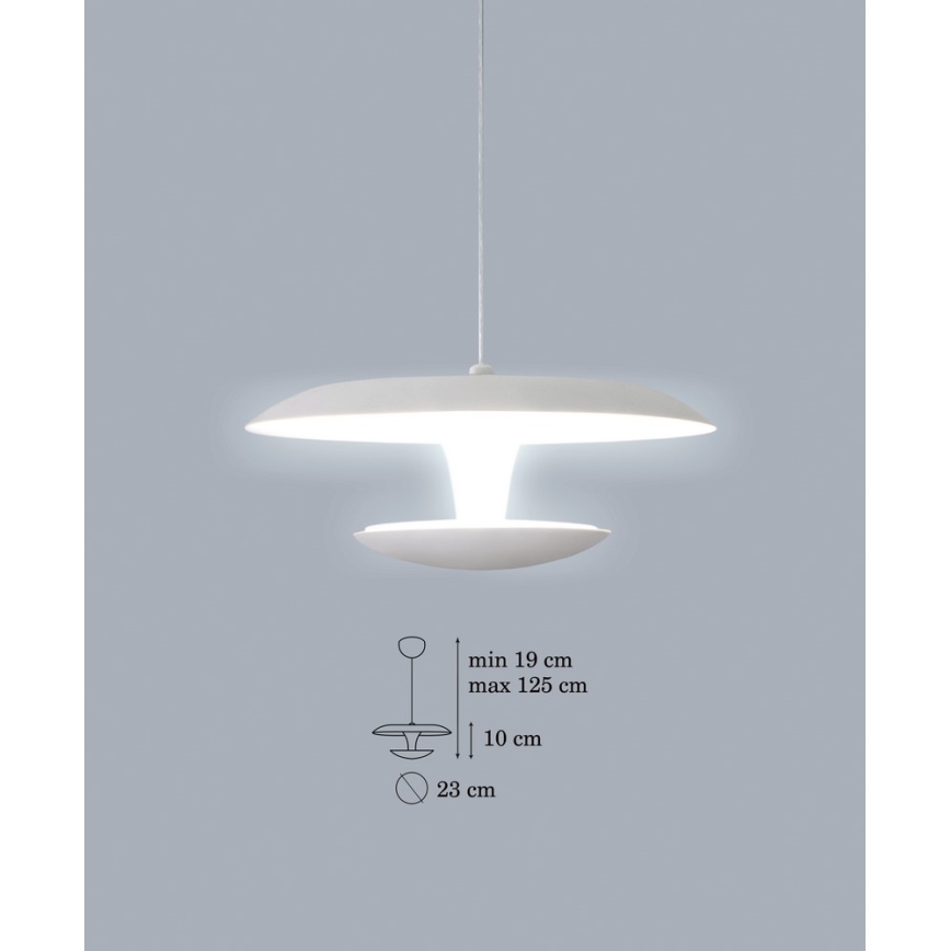 LED Hanglamp aan draad FLY LED 1xLED/15W/230V