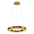 LED Hanglamp aan draad JESI LED/35W/230V 3000K Ø 60 cm brons