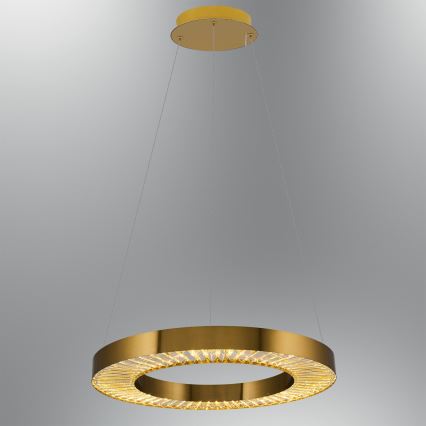 LED Hanglamp aan draad JESI LED/35W/230V 3000K Ø 60 cm brons