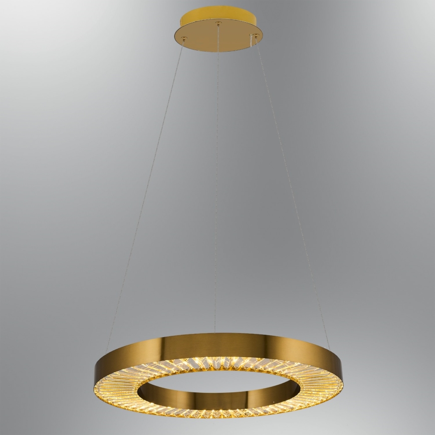 LED Hanglamp aan draad JESI LED/35W/230V 3000K Ø 60 cm brons