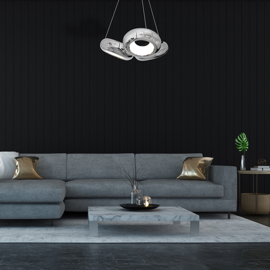 LED Hanglamp aan draad MERCURIO 3xLED/12W/230V