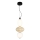 LED Hanglamp aan een koord ASCOLI LED/18W/230V diameter 20 cm beige