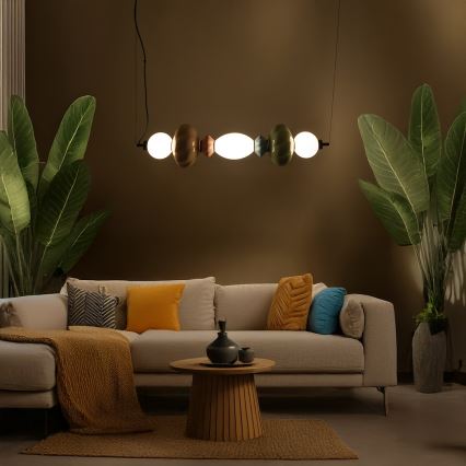 LED Hanglamp aan een koord ASCOLI LED/24W/230V kleurrijk