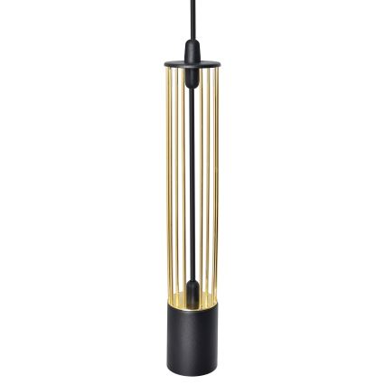 LED Hanglamp aan een koord BARS 3xGU10/4,8W/230V zwart/goud
