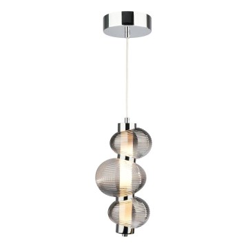 LED Hanglamp aan een koord BOLLA LED/12W/230V diameter 16 cm gerookt