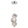 LED Hanglamp aan een koord BOLLA LED/12W/230V diameter 16 cm gerookt