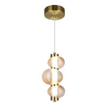 LED Hanglamp aan een koord BOLLA LED/12W/230V diameter 16 cm goud