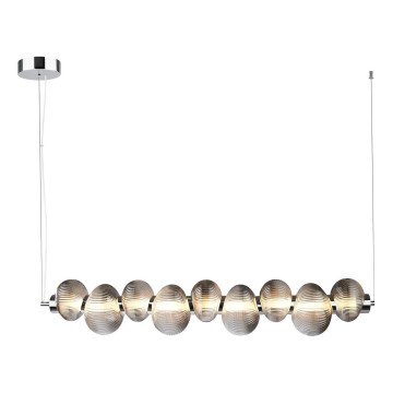 LED Hanglamp aan een koord BOLLA LED/32W/230V glanzend chroom/gerookt